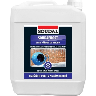 Přísada zimní Soudal Soudafrost pro betonáže za nízkých teplot – 5 l