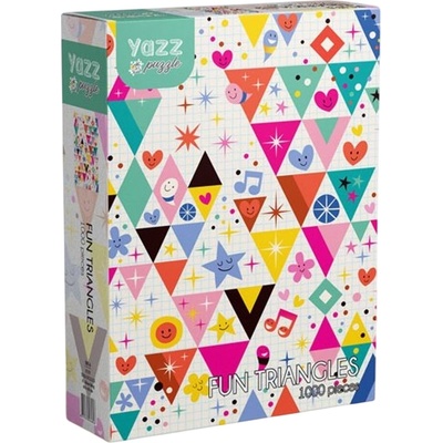 Yazz Пъзел Yazz Puzzle от 1000 части - Забавни триъгълници (3854)