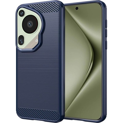 Techsuit Carbon Silicone puzdro pre Huawei Pura 70 Ultra – modré