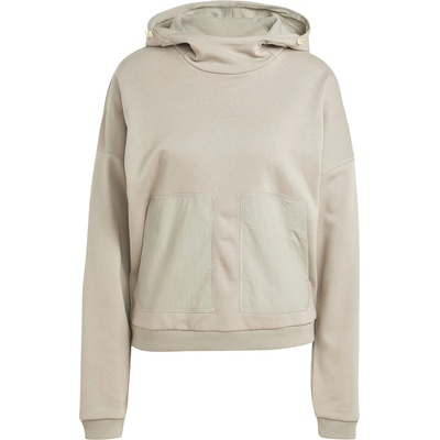 Adidas Дамски суичър Adidas City Escape Hoodie Womens - Putty Beige