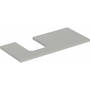 Geberit Плот за мивка Geberit One с ляв изрез 105 см, матово сиво (505.294.00.7)