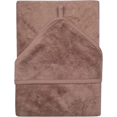 TIMBOO Osuška s kapucňou 75x75 cm Mellow Mauve