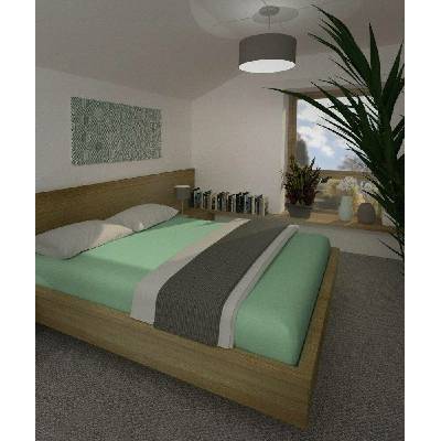 4sleep prostěradlo s gumou froté 75x150