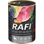 Dolina Noteci RAFI Adult PORK HAM and BEEF TRIPE - консерва за кучета с шунка и телешко шкембе, 400 гр - Полша 11801424