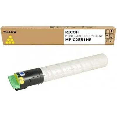 Ricoh TОНЕР КАСЕТА ЗА RICOH MP C2050/C2051/C2550/C2551- MP C2551HE - Yellow - PN 841507 / 842062 / 842466 (501RICAFMP C2051Y)