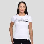 GymBeam Дамска тениска Pure Ambition White L