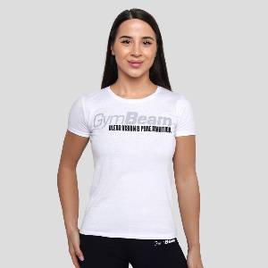 GymBeam Дамска тениска Pure Ambition White L