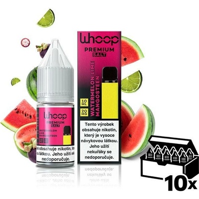 WHOOP SALT Watermelon Lime Mangosteen 10 x 10 ml 20 mg