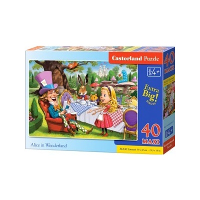 Castorland MAXI Alenka v říši divů 40 dílků