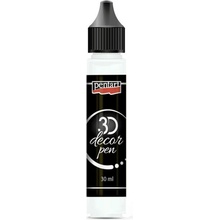 3D dekorační pero Pentart 30 ml White