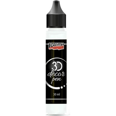 3D dekorační pero Pentart 30 ml White – Zbozi.Blesk.cz