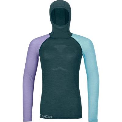 Ortovox Дамско мериносово термобельо Ortovox Women's 120 Comp Light Hoody Merino base layer - Dark Arctic Grey (115-1701-0414)