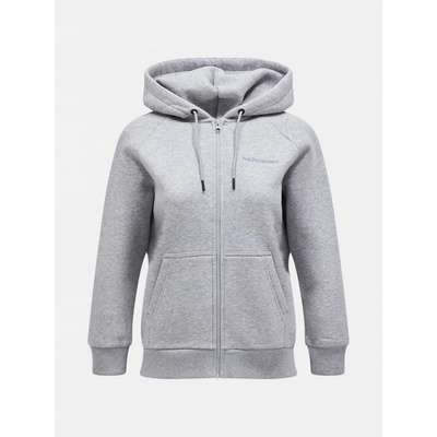 Peak Performance W Original Small Logo Zip šedá