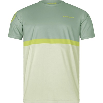 Endura Мъжка фланелка с къс ръкав за колоездене Endura Singletrack Core T-Shirt II Cycling jersey - Loch Green - размер XL (056-2673-0514)