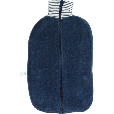Hugo Frosch Bio Marine ohřívací láhev s modrým obalem na zip uvnitř termofor Eco Classic Comfort