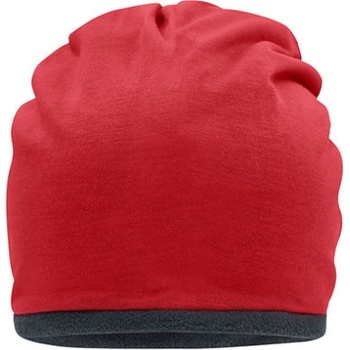 Myrtle Beach Fleecová čepice MB7131 Red