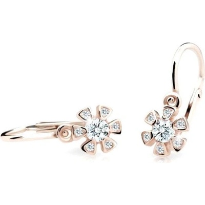 Cutie Diamonds dětské náušnice z růžového zlata s brilianty DC2156-10-00-X-4