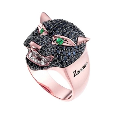 Zancan Zlatý Prsten Black Magic EA149RB 6000010