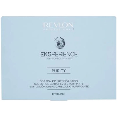 Revlon Eksperience Purity SOS Scalp Purifying Lotion детоксикираща терапия за коса за премахване на пърхот 12x7 ml за жени