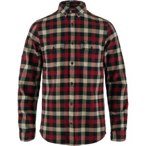 Fjällräven Мъжка риза с копчета Fjällräven Skog Shirt - Dark Navy / Red - размер XL (033-1068-1014)