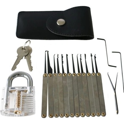 Sada planžet LockPick 12v1 s průhledným trénovacím zámkem ML0005 – Zboží Mobilmania