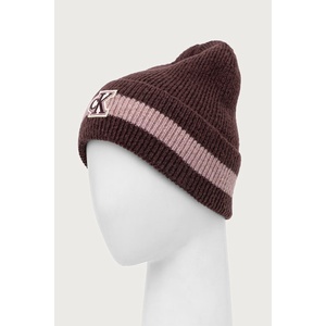 Calvin Klein шапка дамска с вълна (LV04F8100G)