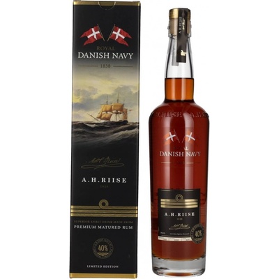 A.H.Riise Royal Danish Navy Rum 20y 40% 0,7 l (karton) – Zboží Dáma