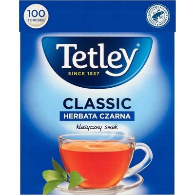 Tetley Klasický čierny čaj 100 Vrecúšok 150 g