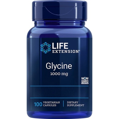 Life Extension Glycín 1000 mg, 100 kapslí