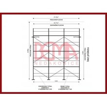 Comipont Kostka lešení 47,25 m²