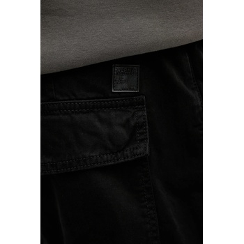 Alpha Industries Памучен панталон Alpha Industries мъжки в черно с кройка тип карго 148207.03 (148207.03)