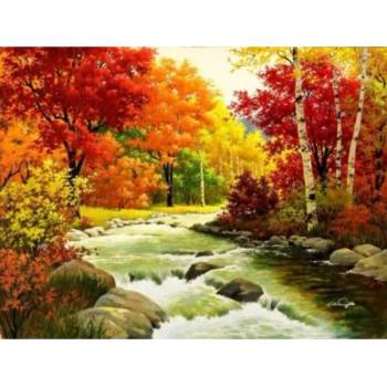 Image 1 of Река в планината 35/25 см