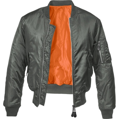Brandit MA1 jacket black antracitová