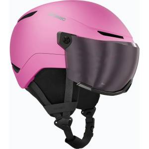 Atomic Детска скиорска каска Atomic Revent Visor Jr pink/silver flash