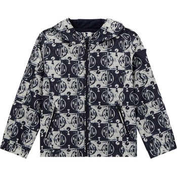 Guess Детско яке Guess - Детско яке Guess - С щампи, тъмносиньо, 6-9 м (20252-N5GL01-WCFM0-P71M-6-9)