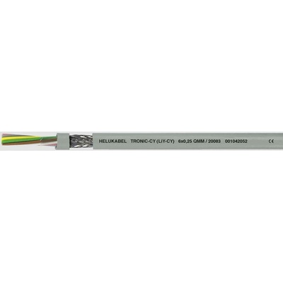 Helu 16012-500 dátový kábel LiYCY 16 x 0.5 mm² sivá 500 m