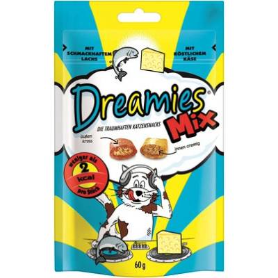 Dreamies Cat s lososem & sýrem mix 6 x 60 g