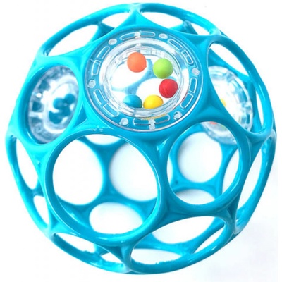 Bright Starts OBALL RATTLE 10cm modrá – Zboží Dáma