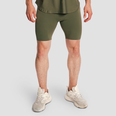 GymBeam Мъжки къси панталони Combat Olive Grey S