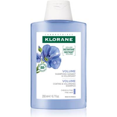 Klorane Flax Fiber Bio шампоан за тънка коса без обем 200ml