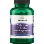 Swanson Calcium Citrate Plus Magnesium, 150 капсули, Swanson (SW180)