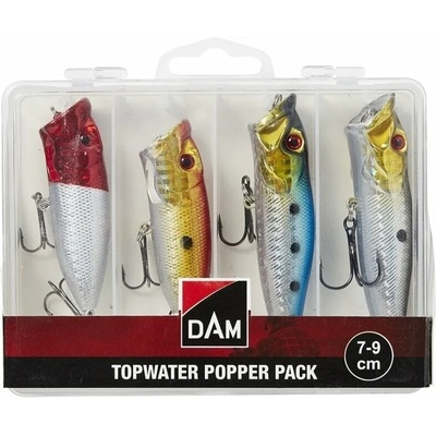DAM Topwater Popper Pack Lure Box Mixed 9 cm 22, 5 g