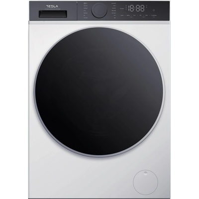 Пералня с предно зареждане Tesla WF81480T, 1900W, 8 кг, 1400об/мин, Инверторен мотор, Клас А, 14 програми, Бял/черен (WF81480T)
