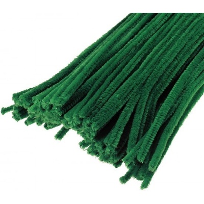 Plyšový drátek 50cm/10ks zelený – Zboží Dáma
