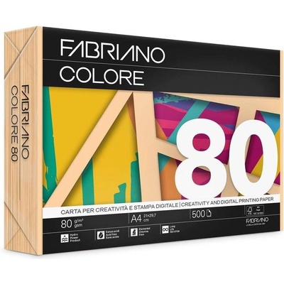 Fabriano Копирна хартия Colore, A4, 80 g/m2, кайсия, 500 лис (1505180178)