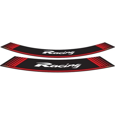 Linka na ráfek PUIG RACING 5531R červená linky na ráfek - sada 8ks