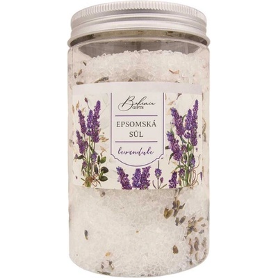 Bohemia Gifts & Cosmetics Epsomská soľ s bylinkami levanduľa 400 g