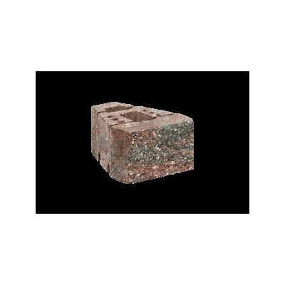 GEOSTONE miniFLAT 1/4 štípaný Červeno-černá