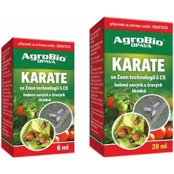 AgroBio Přípravek k hubení savého a žravého hmyzu KARATE Zeon 5 SC 6 ml