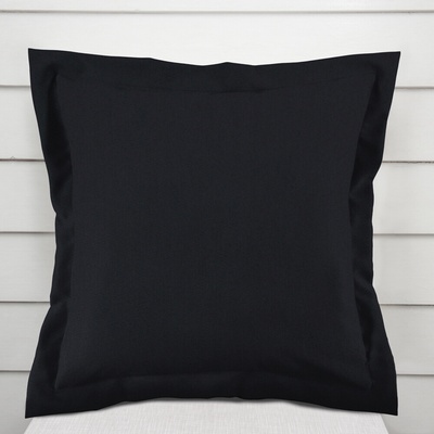 Biante bavlna saténová s lemom ST-019 Čierna 50 x 50 cm